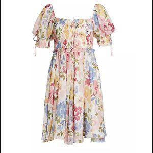 En Saison Constantia Floral Smocked Dress Multi , Medium